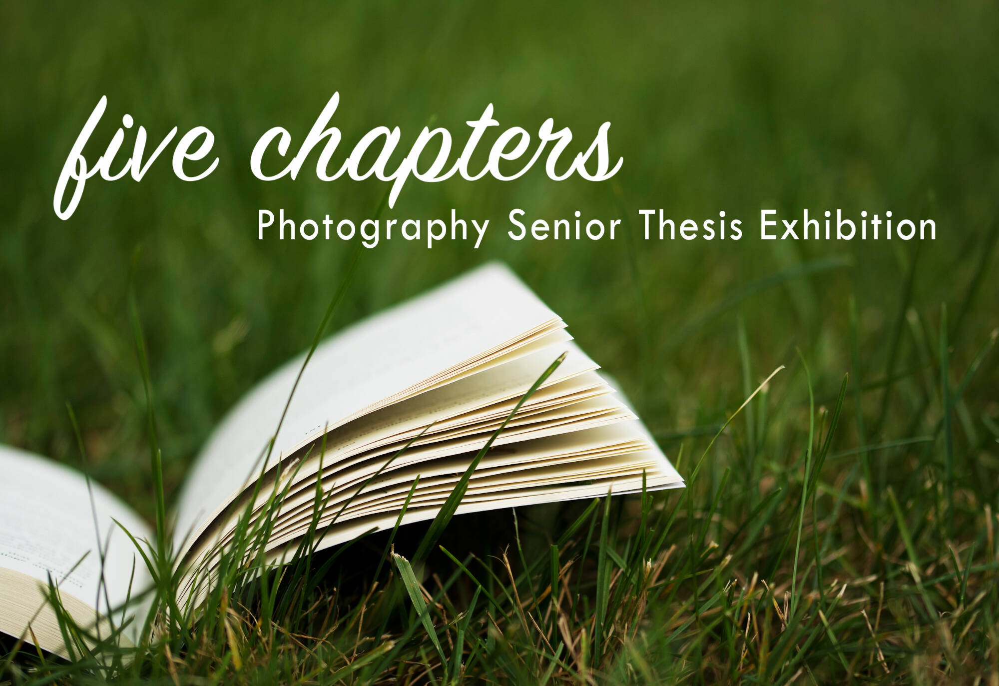 Postcard for BFA Student Exhibition Five Chapters